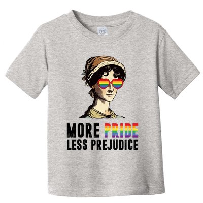 More Pride Less Prejudice Lgbt Gay Proud Ally Pride Month Toddler T-Shirt