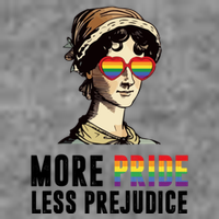 More Pride Less Prejudice Lgbt Gay Proud Ally Pride Month Womens T-Shirt
