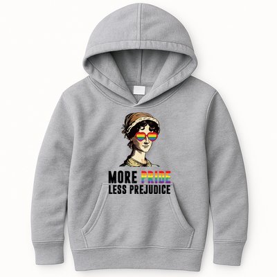 More Pride Less Prejudice Lgbt Gay Proud Ally Pride Month Kids Hoodie
