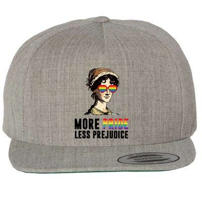 More Pride Less Prejudice Lgbt Gay Proud Ally Pride Month Wool Snapback Cap