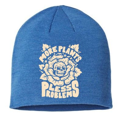 More Plants Less Problems Houseplant Nature Gift Sustainable Beanie