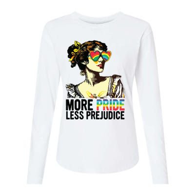 More Pride Less Prejudice Lgbt Pride Month More Pride Womens Cotton Relaxed Long Sleeve T-Shirt