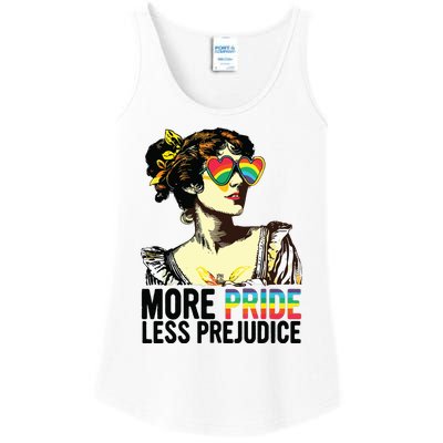 More Pride Less Prejudice Lgbt Pride Month More Pride Ladies Essential Tank