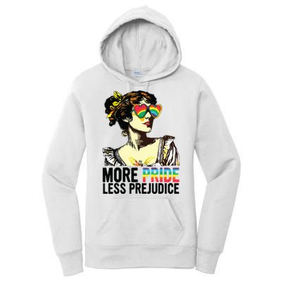 More Pride Less Prejudice Lgbt Pride Month More Pride Women's Pullover Hoodie