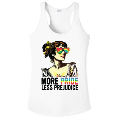 More Pride Less Prejudice Lgbt Pride Month More Pride Ladies PosiCharge Competitor Racerback Tank