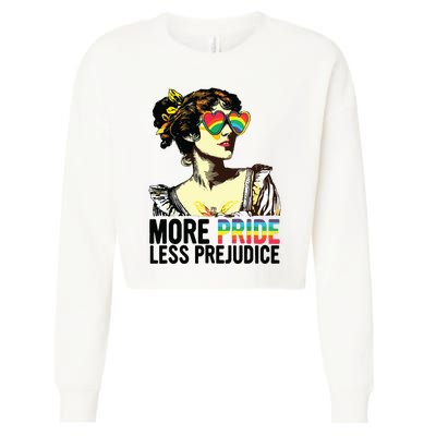 More Pride Less Prejudice Lgbt Pride Month More Pride Cropped Pullover Crew