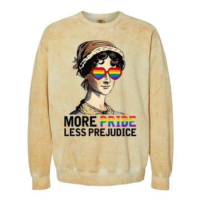 More Pride Less Prejudice Colorblast Crewneck Sweatshirt