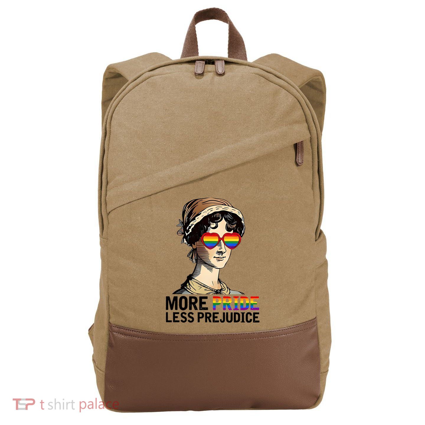 More Pride Less Prejudice Cotton Canvas Backpack
