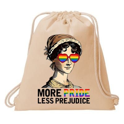 More Pride Less Prejudice Drawstring Bag