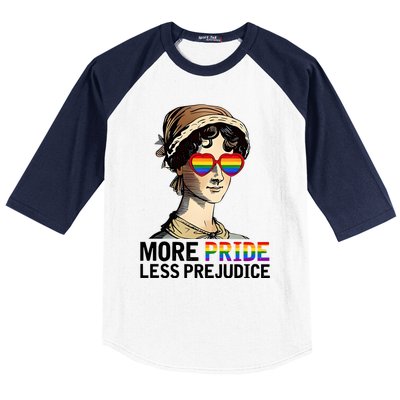 More Pride Less Prejudice Baseball Sleeve Shirt