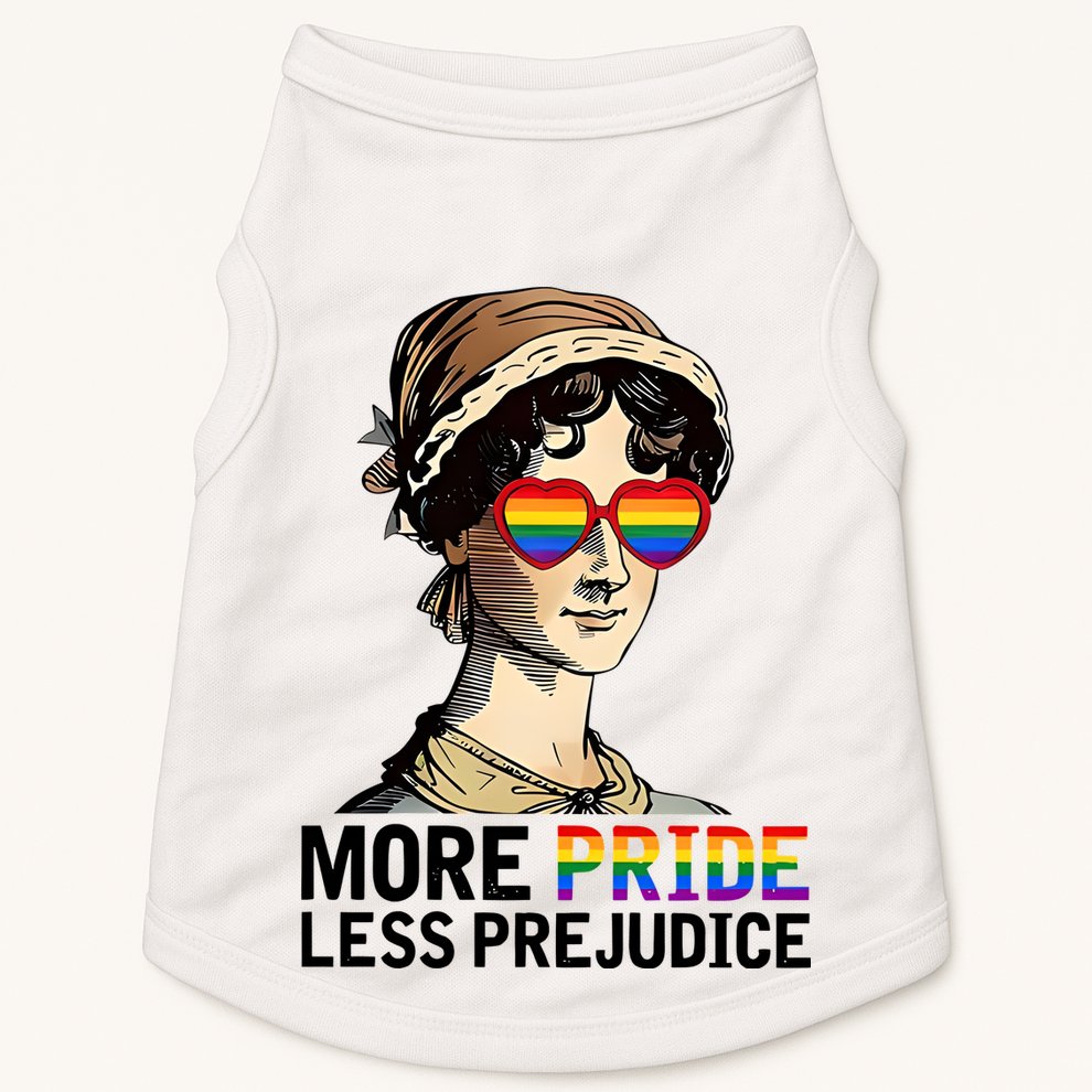 More Pride Less Prejudice Doggie Tank