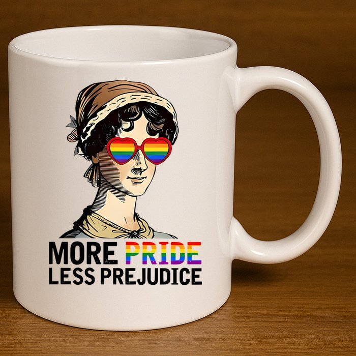 More Pride Less Prejudice 11oz C Handle Ceramic Mug