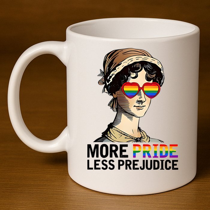 More Pride Less Prejudice 11oz C Handle Ceramic Mug