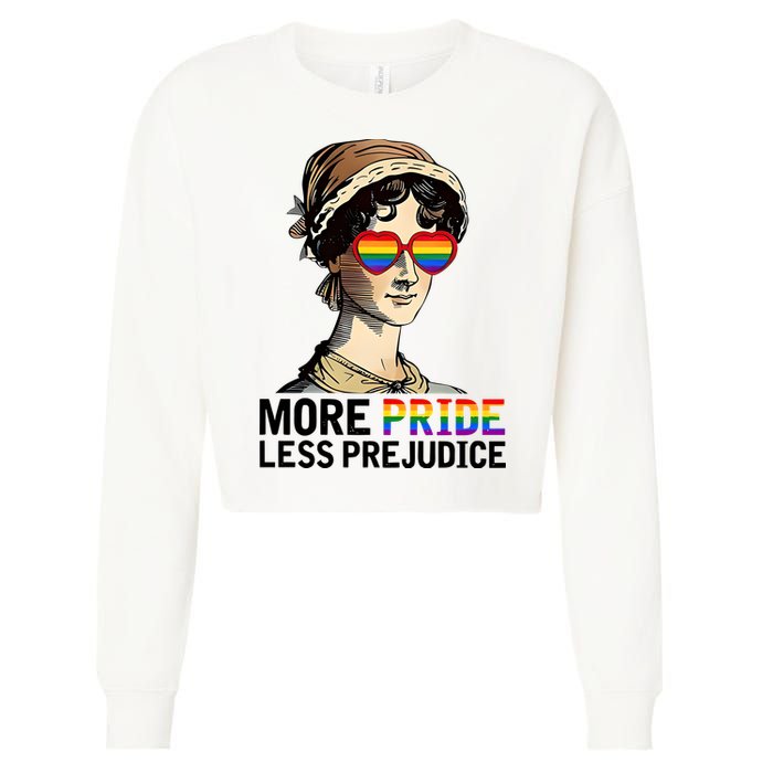 More Pride Less Prejudice Cropped Pullover Crew