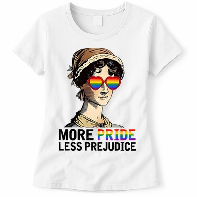 More Pride Less Prejudice Womens T-Shirt