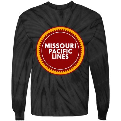 Missouri Pacific Lines Railroad Logo Vintage Railroad Train Tie-Dye Long Sleeve Shirt