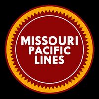 Missouri Pacific Lines Railroad Logo Vintage Railroad Train Women's Crop Top Tee