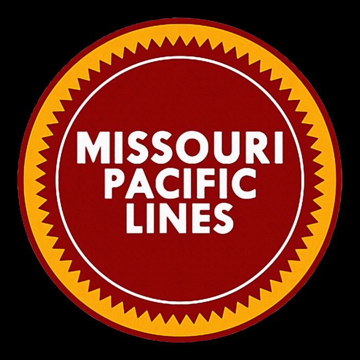 Missouri Pacific Lines Railroad Logo Vintage Railroad Train Women's Crop Top Tee