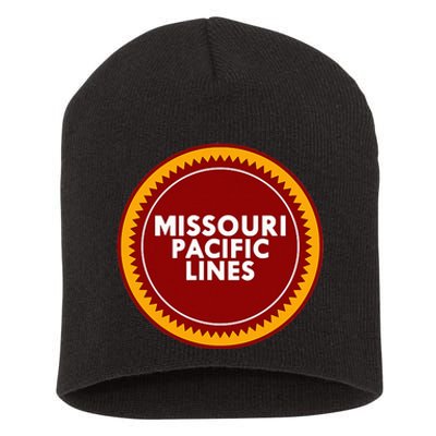 Missouri Pacific Lines Railroad Logo Vintage Railroad Train Short Acrylic Beanie