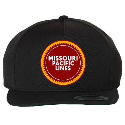 Missouri Pacific Lines Railroad Logo Vintage Railroad Train Wool Snapback Cap