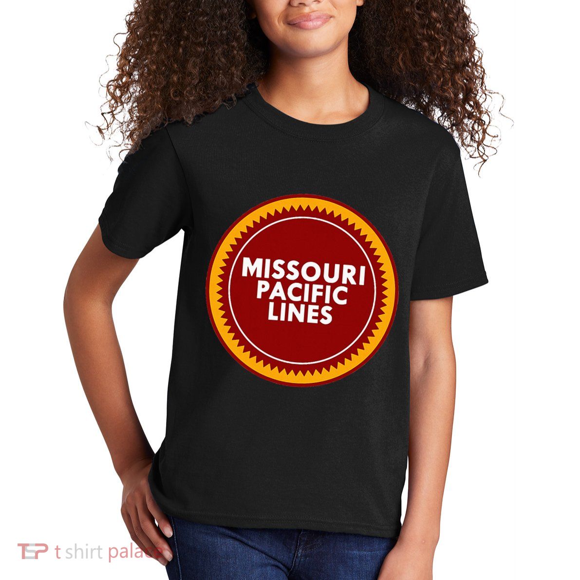 Missouri Pacific Lines Railroad Logo Vintage Railroad Train Kids T-Shirt