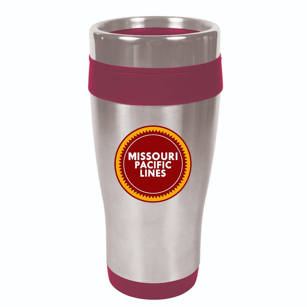 Missouri Pacific Lines Railroad Logo Vintage Railroad Train 16oz Travel Tumbler
