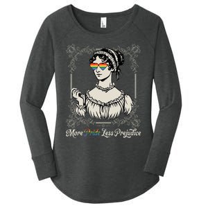 More Pride Less Prejudice Lgbt Rights Women's Perfect Tri Tunic Long Sleeve Shirt