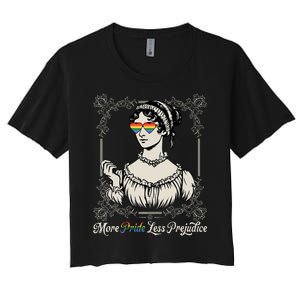 More Pride Less Prejudice Lgbt Rights Women's Crop Top Tee