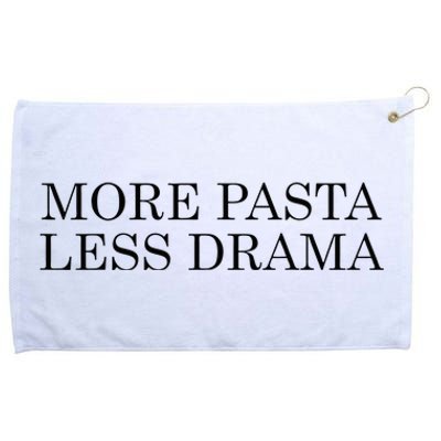 More Pasta Less Drama Funny Spaghetti Italy Grommeted Golf Towel