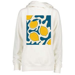 Matisse Painting Limon Aesthetic Art Earthy Abstract Autumn Womens Funnel Neck Pullover Hood