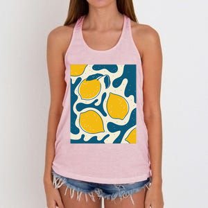 Matisse Painting Limon Aesthetic Art Earthy Abstract Autumn Women's Knotted Racerback Tank