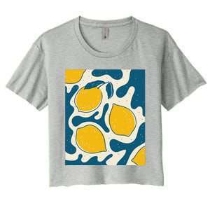 Matisse Painting Limon Aesthetic Art Earthy Abstract Autumn Women's Crop Top Tee