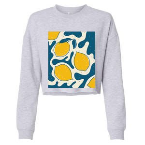 Matisse Painting Limon Aesthetic Art Earthy Abstract Autumn Cropped Pullover Crew