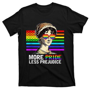 More Pride Less Prejudice Lgbt Gay Proud Ally Pride Month T-Shirt