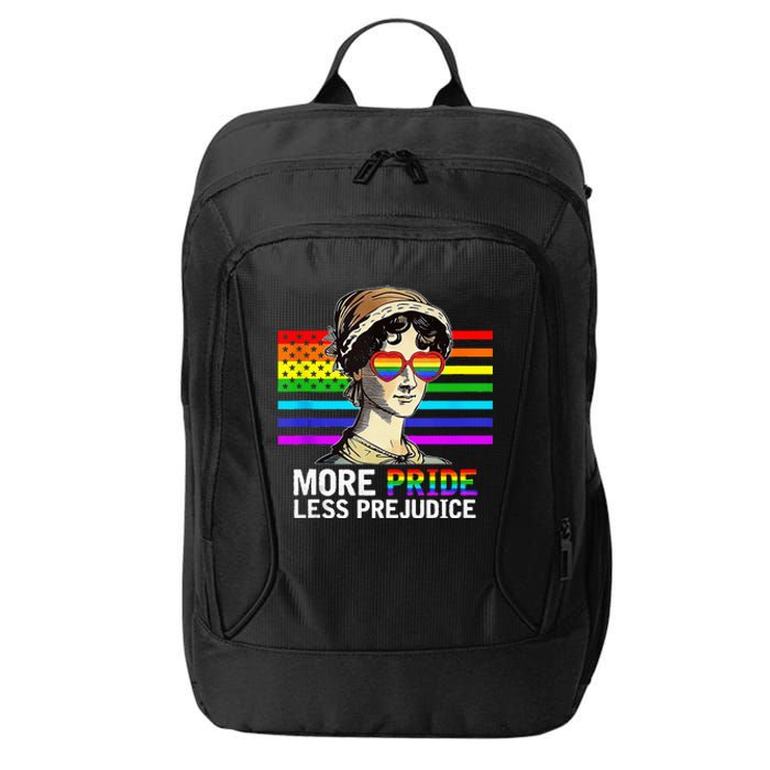 More Pride Less Prejudice Lgbt Gay Proud Ally Pride Month City Backpack