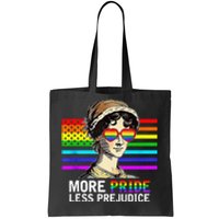 More Pride Less Prejudice Lgbt Gay Proud Ally Pride Month Tote Bag