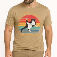 My Pussy Love A Good Stretch Funny Raunchy Cat Meme .Png Cooling Performance Crew T-Shirt