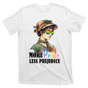 More Pride Less Prejudice Lgbt Gay Proud Ally Pride Month T-Shirt