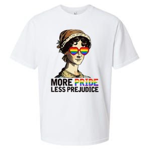 More Pride Less Prejudice Lgbt Proud Ally Pride Month Sueded Cloud Jersey T-Shirt