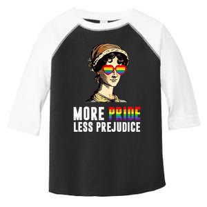 More Pride Less Prejudice Lgbt Gay Proud Ally Pride Month. Toddler Fine Jersey T-Shirt