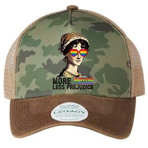 More Pride Less Prejudice Lgbt Gay Proud Ally Pride Month. Legacy Tie Dye Trucker Hat