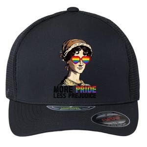 More Pride Less Prejudice Lgbt Gay Proud Ally Pride Month. Flexfit Unipanel Trucker Cap