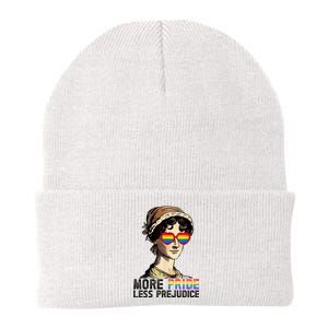 More Pride Less Prejudice Lgbt Gay Proud Ally Pride Month. Knit Cap Winter Beanie