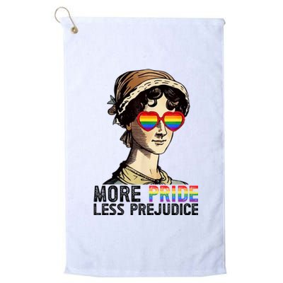 More Pride Less Prejudice Lgbt Gay Proud Ally Pride Month. Platinum Collection Golf Towel