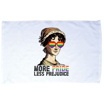 More Pride Less Prejudice Lgbt Gay Proud Ally Pride Month. Microfiber Hand Towel