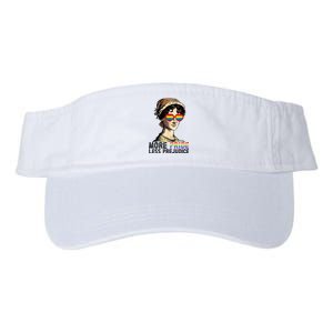 More Pride Less Prejudice Lgbt Gay Proud Ally Pride Month. Valucap Bio-Washed Visor