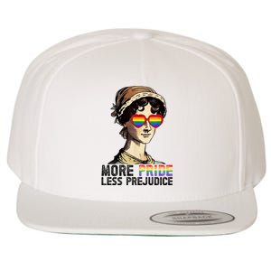 More Pride Less Prejudice Lgbt Gay Proud Ally Pride Month. Wool Snapback Cap