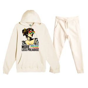 More Pride Less Prejudice Lgbt Pride Month More Pride Premium Hooded Sweatsuit Set