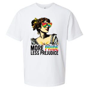 More Pride Less Prejudice Lgbt Pride Month More Pride Sueded Cloud Jersey T-Shirt