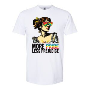 More Pride Less Prejudice Lgbt Pride Month More Pride Softstyle CVC T-Shirt